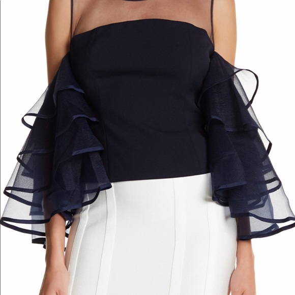 Gracia Navy blue blouse. new with tags - Picture 2 of 5